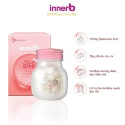 Thumbnail Bộ đôi giữ ẩm, sáng da InnerBAquaBank lọ 56 viên & hộp 6 chai nước uống Collagen Glowshot 3