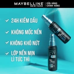 Thumbnail Xịt cố định lớp trang điểm FIT ME MATTE+PORELESS INSTANT MATTE SETTING SPRAY MAYBELLINE NEW YORK 3