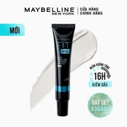 Thumbnail Kem Lót Kiềm Dầu Ngăn Xuống Tông SPF 20 Fit Me Primer Matte+Poreless Maybelline New York 30ml 1