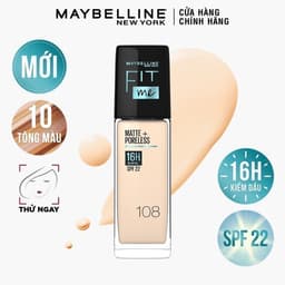 Thumbnail Kem Nền Mịn Nhẹ Kiềm Dầu Fit Me 30ml và Phấn Phủ Kiềm Dầu Chống Nắng 16H Fit Me Maybelline New York 6g 2