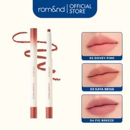 Thumbnail Chì kẻ viền môi mịn lì, kèm cọ tán Hàn Quốc Romand Lip Mate Pencil - Be OVEEER Shade - 0.5g 1