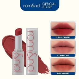 Thumbnail Son thỏi lì, lên màu siêu xinh Hàn Quốc Romand Zero Matte Lipstick 3g 1