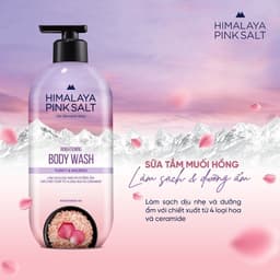 Thumbnail Sữa tắm muối hồng Himalaya Pink Salt làm sạch và dưỡng ẩm da 500g 4