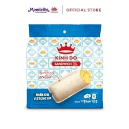 Thumbnail Kinh Đô Sandwich Túi Nhân Trứng Sữa, Combo 3 Túi X 117G 2