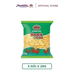 Thumbnail Combo 5 Gói Bánh Snack Kinh Đô Vị Cua Gói X 29G 2