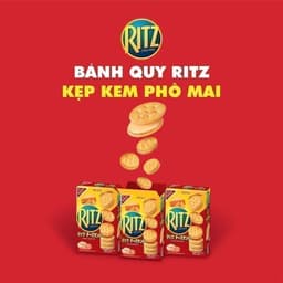 Thumbnail Bánh Quy Ritz Kẹp Kem Phô Mai, Combo 3 Hộp X 106G (Hàng Xuất Khẩu Thị Trường Nhật) 3