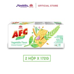 Thumbnail Bánh Cracker Dinh Dưỡng AFC Vị Rau, Combo 2 Hộp X 172G 1