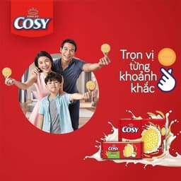 Thumbnail Bánh Quy Sữa Cosy Marie, Combo 3 Gói x 120G 3