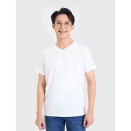 Thumbnail Áo phông nam CANIFA cộc tay cổ tim đáng cơ bản 8TS25A001 4