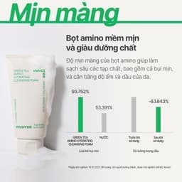 Thumbnail Bộ 2 Sữa rửa mặt làm sạch và cấp ẩm từ trà xanh Innisfree Green Tea Hydramino Cleansing Foam 150g 4