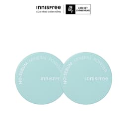 Thumbnail Bộ 2 Phấn phủ bột kiềm dầu, mịn lì lâu trôi INNISFREE No Sebum Mineral Powder 5g 1