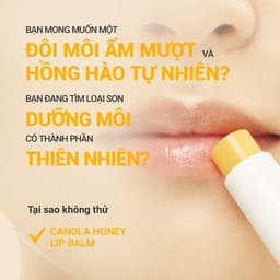 Thumbnail Son dưỡng ẩm không màu innisfree Canola Honey Lip Balm 3.5g 3