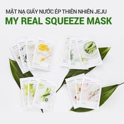 Thumbnail Mặt nạ giấy dưỡng da Hàn Quốc innisfree My Real Squeeze Mask 22ml 2