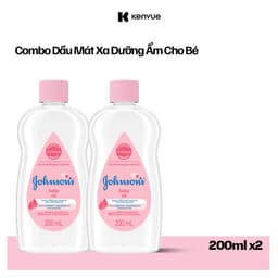 Thumbnail Combo 2 Chai Dầu Mát Xa Johnson's Baby Oil 200ml 1