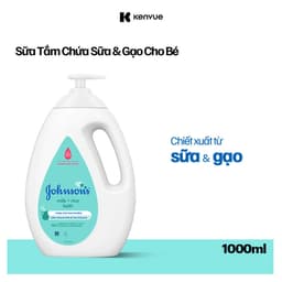 Thumbnail Bộ 2 chai Sữa tắm Johnson's Baby chứa sữa gạo & yến mạch 1000ml 2