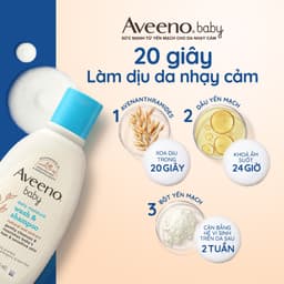 Thumbnail Sữa tắm gội toàn thân Aveeno baby 236ml 2