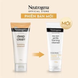 Thumbnail Sữa rửa mặt Sạch Sâu Lành Tính Neutrogena Deep Clean Gentle Foaming Cleanser 100g & 150g 3