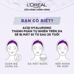 Thumbnail Sữa rửa mặt cấp ẩm L'Oreal Paris Revitalift Hyaluronic Acid 100ml 3