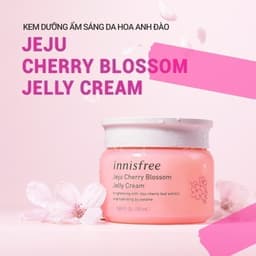 Thumbnail Gel dưỡng ẩm sáng da từ hoa anh đào đảo Jeju innisfree Cherry Blossom Jelly Cream 50ml 2