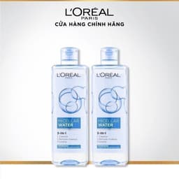 Thumbnail Bộ 2 nước tẩy trang đa năng 3in1 tươi mát L'Oreal Paris (xanh dương nhạt) 400ml 1