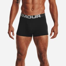 Thumbnail Đồ Lót Nam Under Armour Charged Cotton® 3" Boxerjock® - Đen  - 1363616-001 3