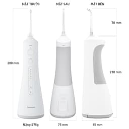 Thumbnail Máy Tăm Nước Cầm Tay Panasonic Công Nghệ Siêu Âm EW1511 - Làm Sạch Răng Nướu 3