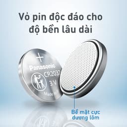 Thumbnail Pin nút Panasonic CR-2032/5B (Vỉ 5 viên) - Hàng chính hãng 2