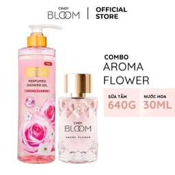Thumbnail Combo Sữa tắm nước hoa 640g + Nước hoa Cindy Bloom Aroma Flower 30ml hương ngọt ngào 1