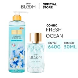 Thumbnail Combo Sữa tắm 640g + Nước hoa Cindy Bloom 30ml Fresh Ocean hương năng động trẻ trung 1