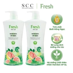 Thumbnail Combo 2 Dầu gội Fresh Giảm gãy rụng tinh dầu Bưởi 650g/chai 2