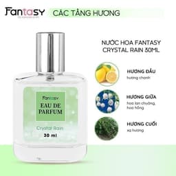 Thumbnail Nước hoa nữ cho học sinh, sinh viên Fantasy tươi mát - Crystal Rain 30ml 2