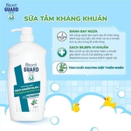 Thumbnail Sữa Tắm Sạch Sâu Kháng Khuẩn Khuynh Diệp Thiên Nhiên Biore Guard 800g 2