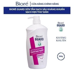 Thumbnail Sữa Tắm Sạch Sâu Kháng Khuẩn Sạch Mịn Thư Giãn Biore Guard 800g 1