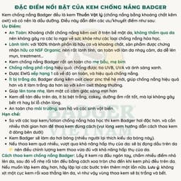 Thumbnail Kem chống nắng vật lý cho em bé BADGER SPF 40 Baby sunscreen cho trẻ sơ sinh từ 6 tháng - 87mL 4