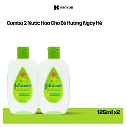 Thumbnail Combo 2 Chai Nước Hoa Cho Bé Johnson's Baby Cologne Hương Ngày Hè Summer Swing Baby Cologne 125ml 2