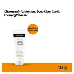 Thumbnail Sữa rửa mặt Sạch Sâu Lành Tính Neutrogena Deep Clean Gentle Foaming Cleanser 100g & 150g 1