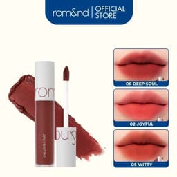 Thumbnail [Rom&nd] Son kem lì cực nhẹ môi Hàn Quốc Romand Zero Velvet Tint 5.5g 2