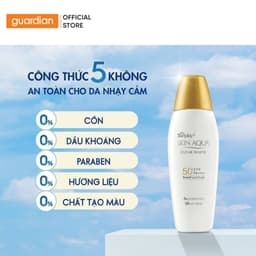 Thumbnail Sữa Chống Nắng Hỗ Trợ Dưỡng Da Trắng Mịn Sunplay Skin Aqua Clear White Spf50+ Pa++++ Guardian 55gr 4