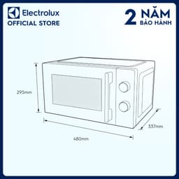 Thumbnail Lò vi sóng để bàn tích hợp nướng đối lưu Electrolux 23L UltimateTaste 300-EMG23K22B 4