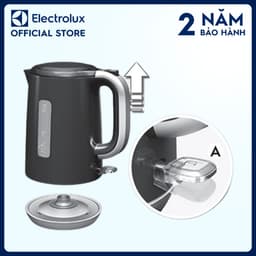 Thumbnail Bình đun nước siêu tốc Electrolux 1.7L EasySense EEK3505, tự ngắt điện an toàn 1