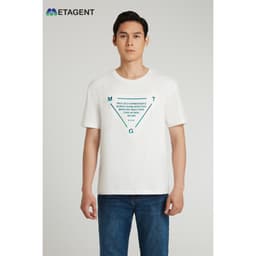 Thumbnail Áo thun nam in họa tiết dáng Regular Metagent MS 57E3590 4
