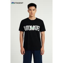 Thumbnail Áo thun nam in hình dáng Regular Fit Metagent MS 57E3583 4