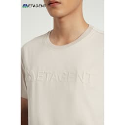 Thumbnail Áo thun nam dập chữ nổi dáng Regular Fit Metagent MS 57E3589 3