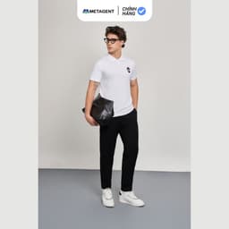 Thumbnail Áo Polo nam thêu họa tiết dáng Slim Fit Metagent MS 57E3777 2