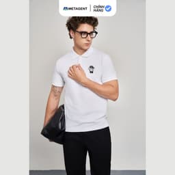 Thumbnail Áo Polo nam thêu họa tiết dáng Slim Fit Metagent MS 57E3777 1