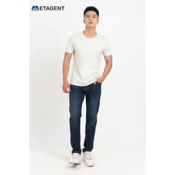 Thumbnail Quần jeans nam dáng Regular Metagent MS 25E3826 2