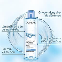 Thumbnail Nước Tẩy Trang L'Oréal Paris 3 In 1 Micellar Water Làm Tươi Mát Da Guardian 400Ml 3