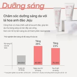 Thumbnail Kem nâng tông, dưỡng sáng làm đều màu da từ hoa anh đào INNISFREE Cherry Blossom Tone Up Cream 50ml 4
