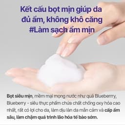 Thumbnail Sữa rửa mặt Blueberry làm sạch, cân bằng dầu và độ ẩm innisfree Blueberry Rebalancing 5.5 Cleanser 4