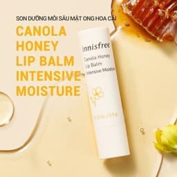 Thumbnail Son dưỡng môi không màu innisfree Canola Honey Lip Balm Deep Moisture 3.5g 2